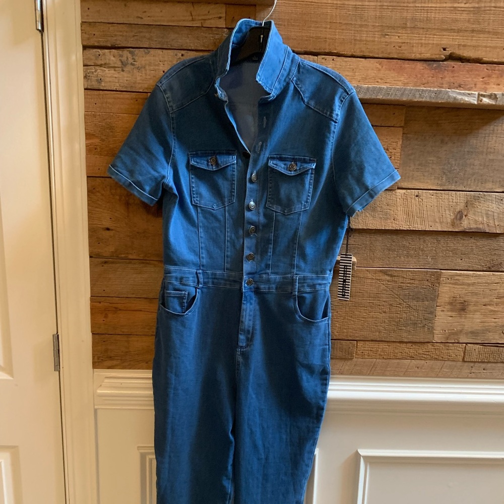 Denim Jumpsuit (L)